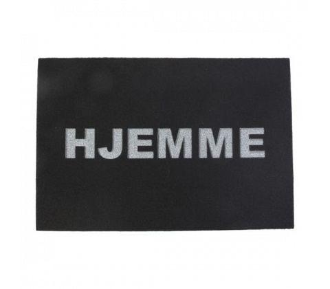 Dørmatte - HJEMME - Svart - 60 x 40 cm