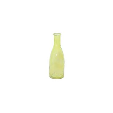 Glassflaske - gul- 18,5 cm