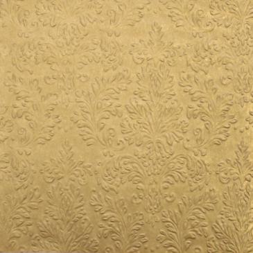 Middags serviet præget mønster - Cameo Uni - guld. 16 stk. pr. pakke. 40 x 40 cm.